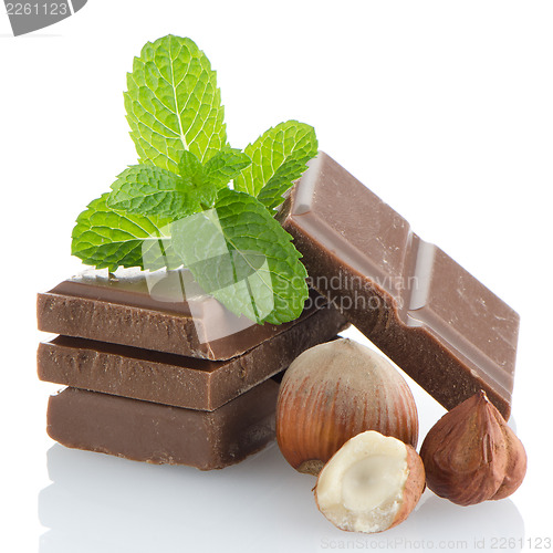 Image of Chocolate Bar with hazelnuts