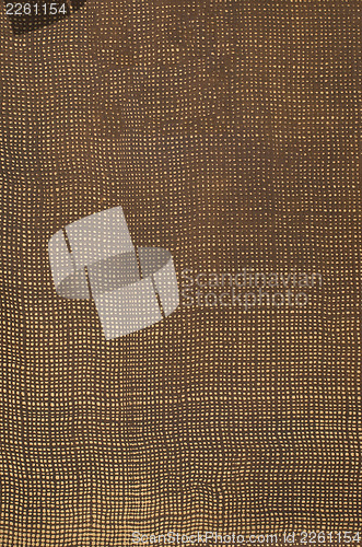 Image of Brown leather texture closeup