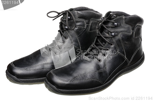 Image of Black men shoes