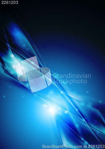 Image of Dark blue modern design