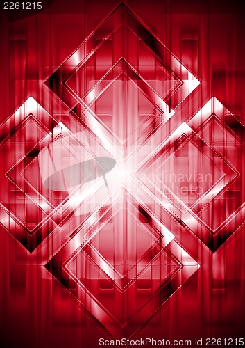 Image of Colourful background with square elements. Vector