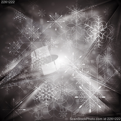 Image of Abstract X-mas background. Vector illustration