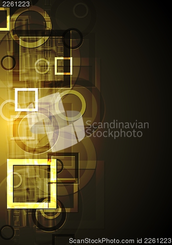 Image of Abstract geometrical design. Vector background