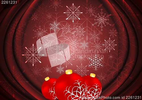 Image of Abstract X-mas background. Vector illustration