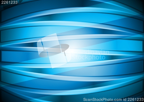 Image of Abstract blue vector design