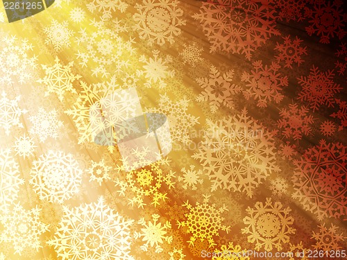 Image of Christmas background with snowflakes. EPS 10