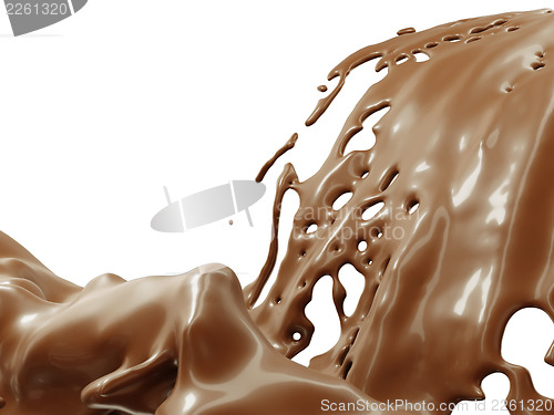 Image of Hot drinks: chocolate or cocoa splashes