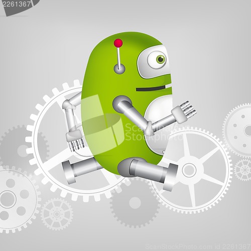 Image of Green Robot