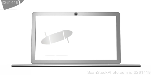 Image of Silver laptop