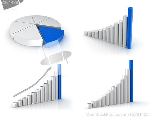 Image of Business diagrams set