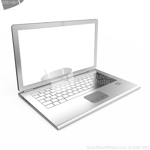Image of Silver notebook