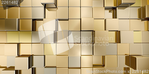 Image of Gold cubes