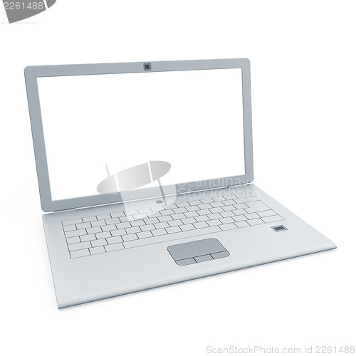 Image of Silver laptop