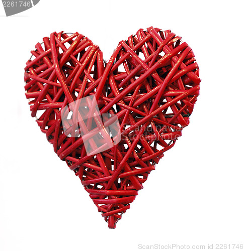 Image of Hand made red heart