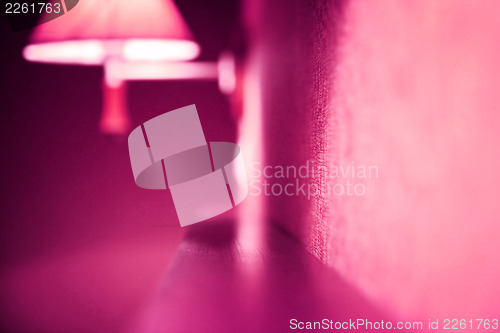 Image of Mauve lamp