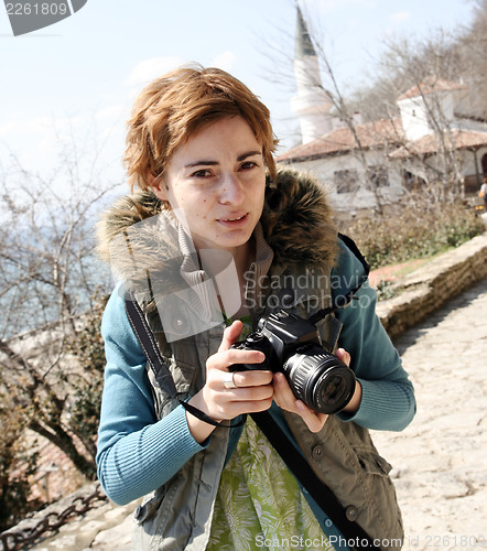 Image of Professional woman photographer 