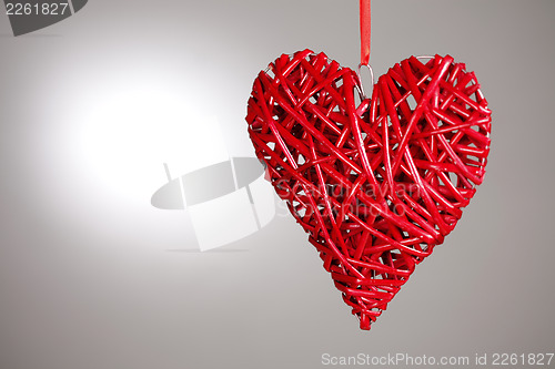 Image of Hand made red heart