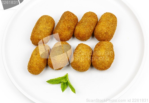 Image of croquettes served as tapas 