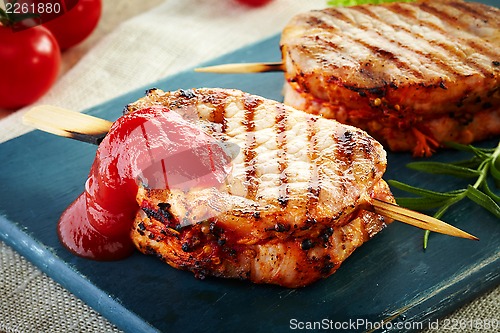 Image of Grilled pork meat