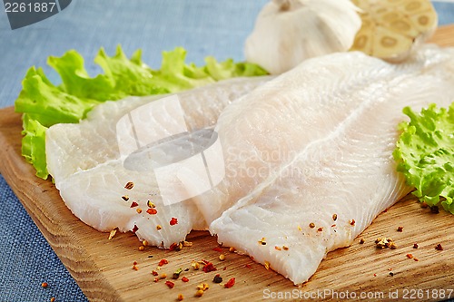 Image of fresh raw fish fillet