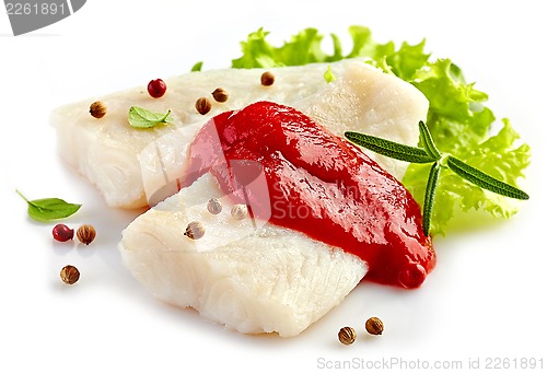 Image of fresh prepared fish fillet