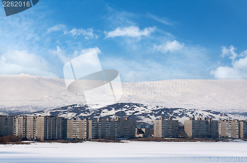 Image of City in Harsh Winter Climate