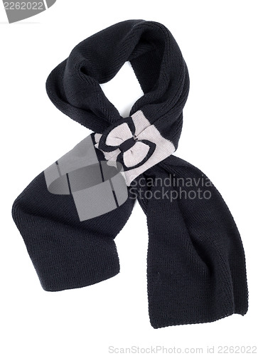 Image of Warm scarf in black