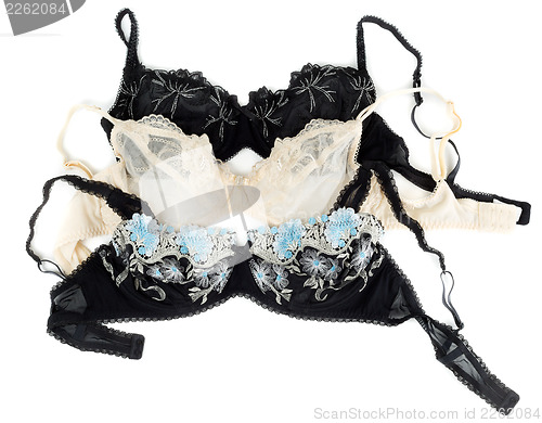 Image of three stylish bra