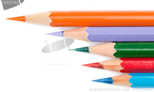 Image of colored pencil line 
