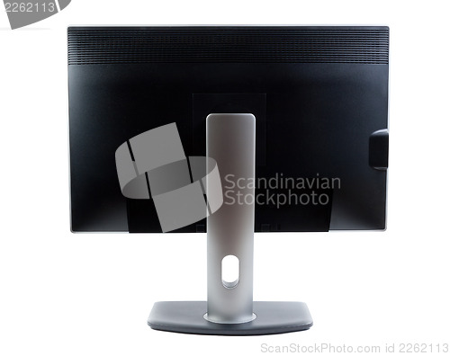 Image of LCD monitor, rear view
