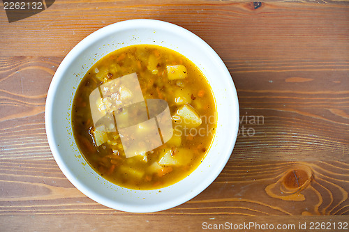 Image of bowl with soup