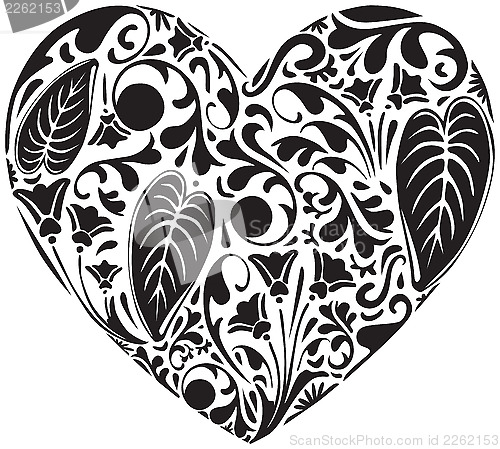 Image of Floral heart