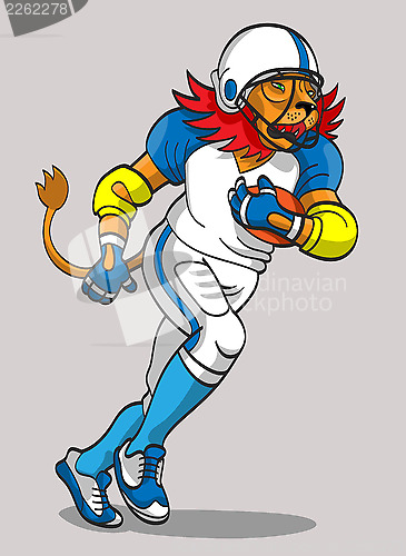 Image of Lion - football player