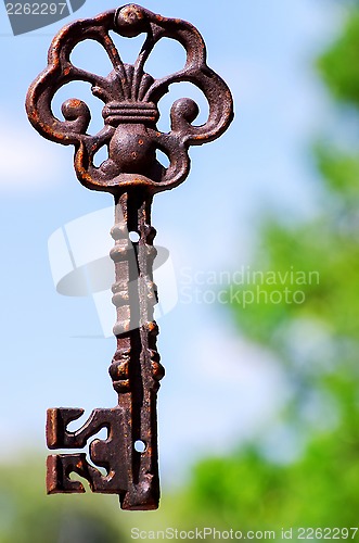 Image of Old iron key