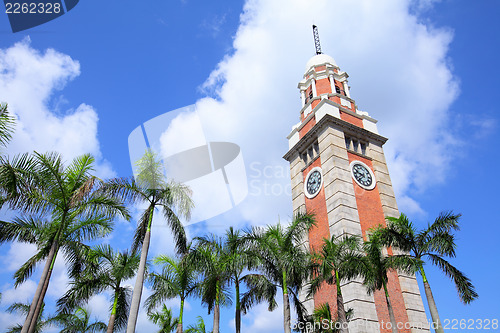 Image of Clock tower in Hong Kong 