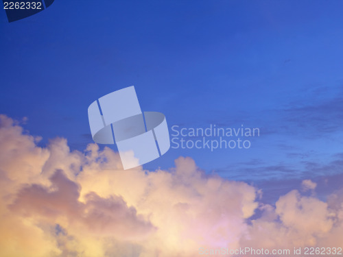 Image of Sunset cloud