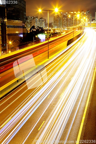 Image of Traffic light on highway 