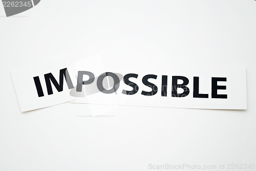 Image of Impossible or possible 