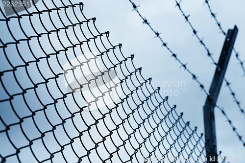 Image of Chain link fence 