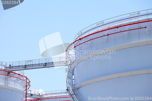 Image of Oil refinery tank 