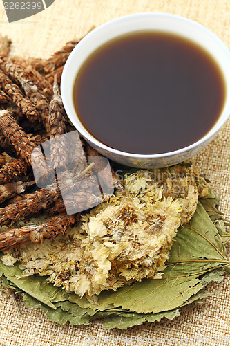 Image of Chinese herbal medicine with ingredient  