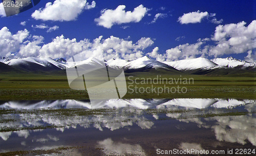 Image of Snow Mount and Lake