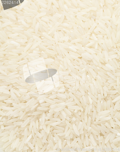 Image of Uncooked white rice 