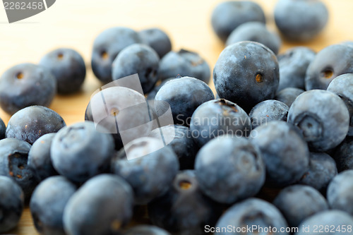 Image of Blueberry on wooden table