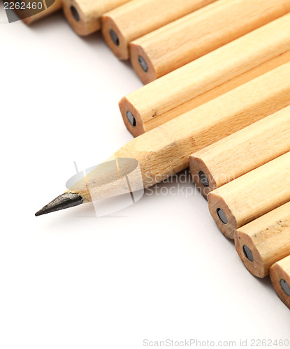 Image of Pencil on white background