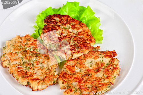 Image of cauliflower cutlets with apples