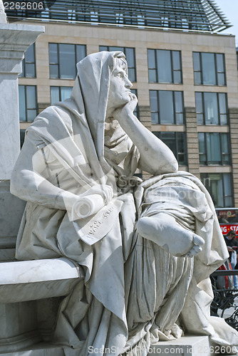 Image of Allegory of Philosophy of Schiller Monument in Berlin