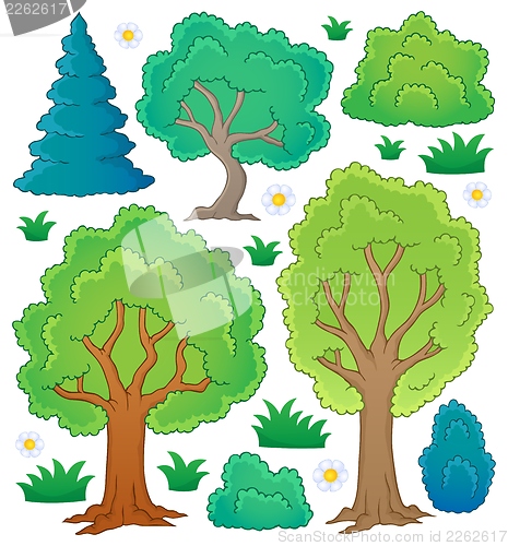 Image of Tree theme collection 1