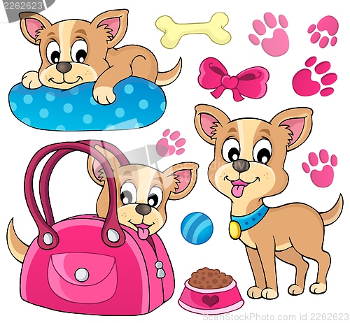 Image of Cute dog theme image 1