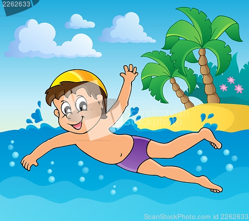 Image of Swimming theme image 4